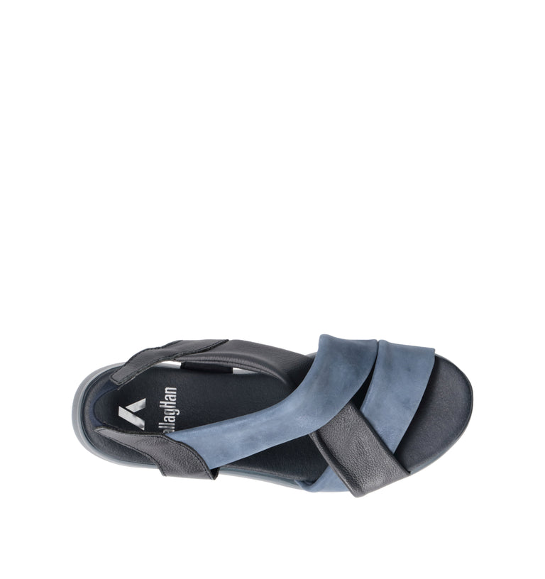 CALLAGHAN Sandalo donna blu in pelle