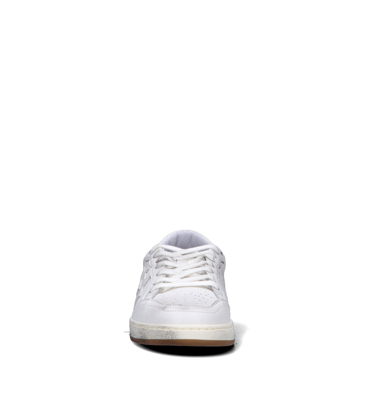 2 STAR Sneaker donna bianca in pelle