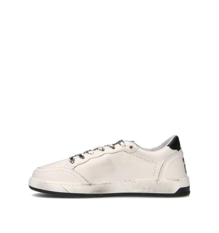 2 STAR Sneaker donna bianca in pelle