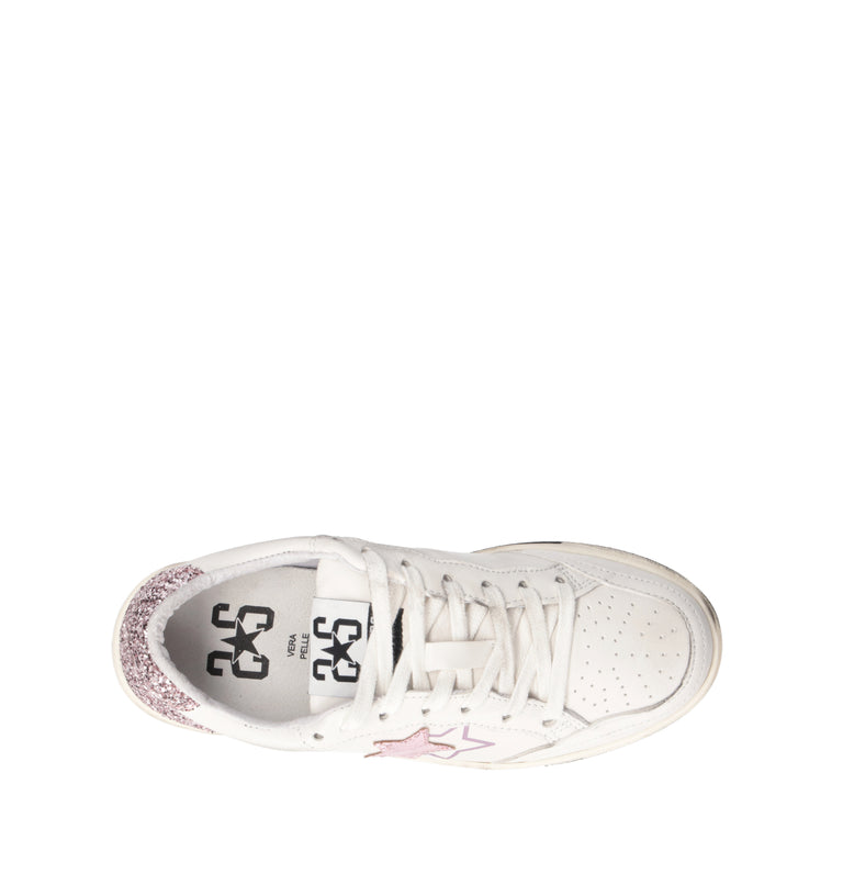 2 STAR Sneaker donna bianca
