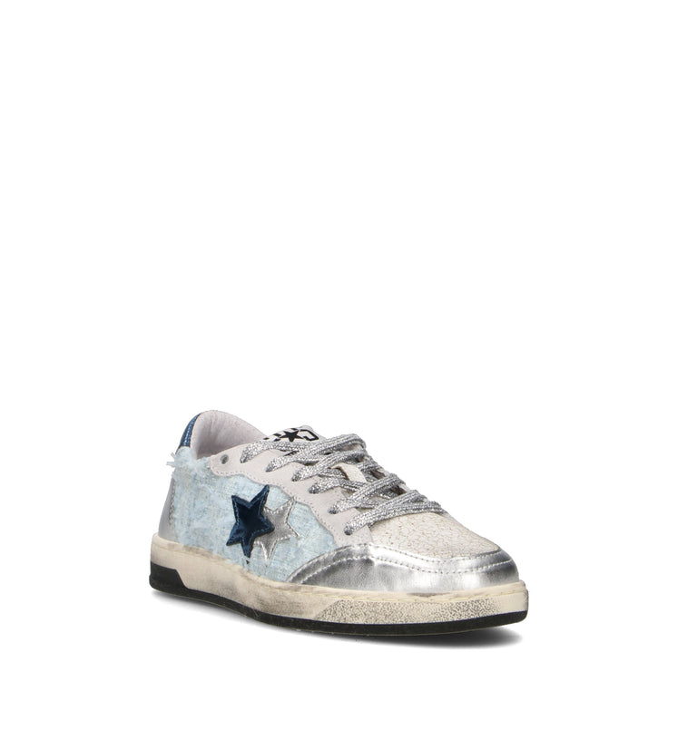 2 STAR Sneaker donna bianca