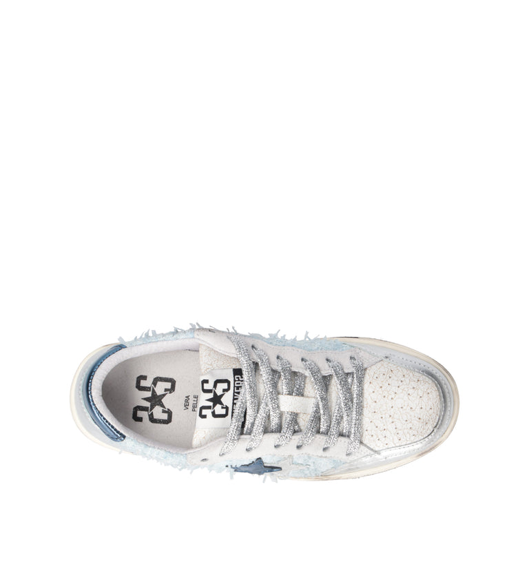 2 STAR Sneaker donna bianca