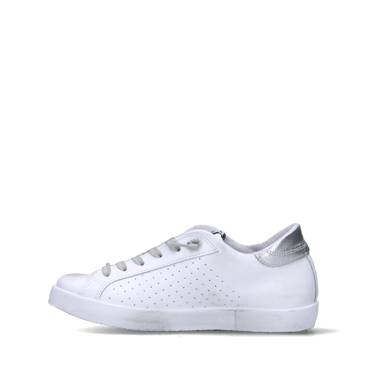 2 STAR Sneaker donna bianca in pelle