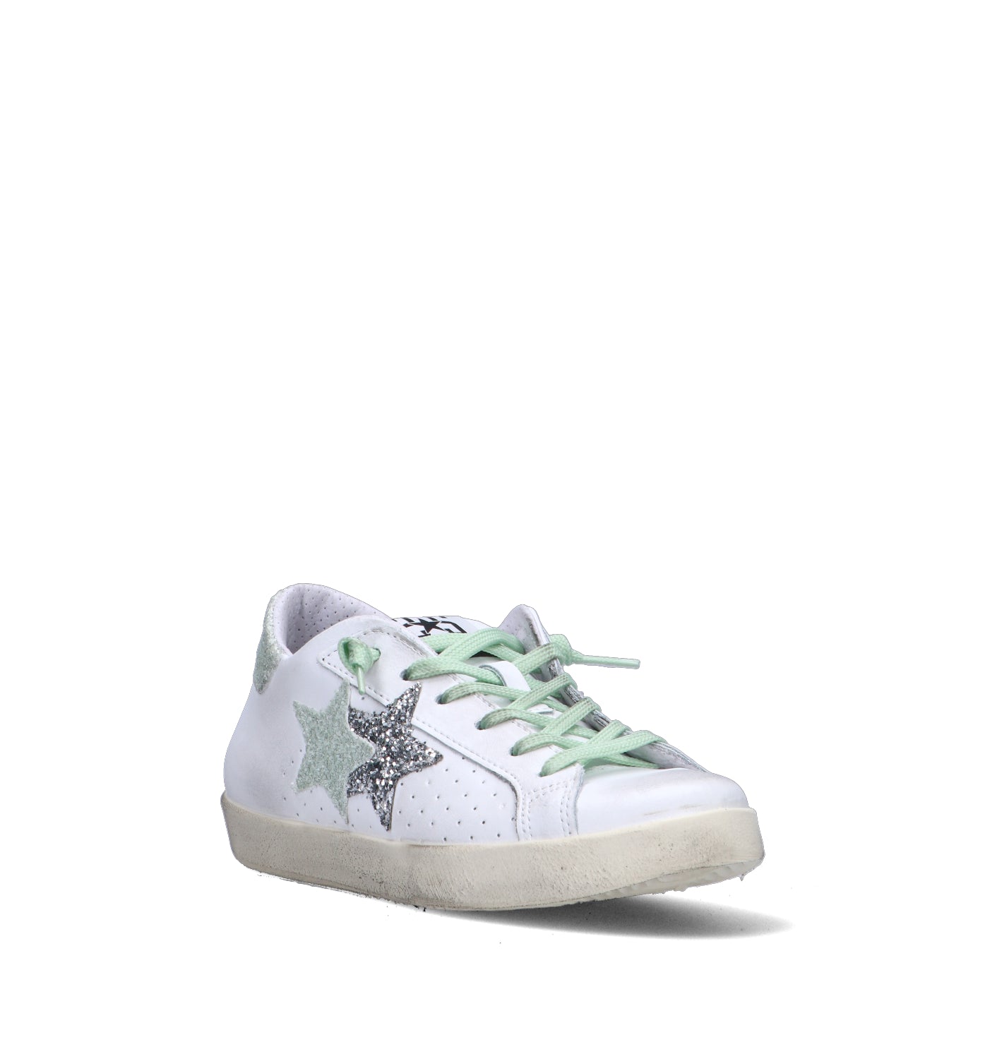 2 STAR Sneaker donna bianca