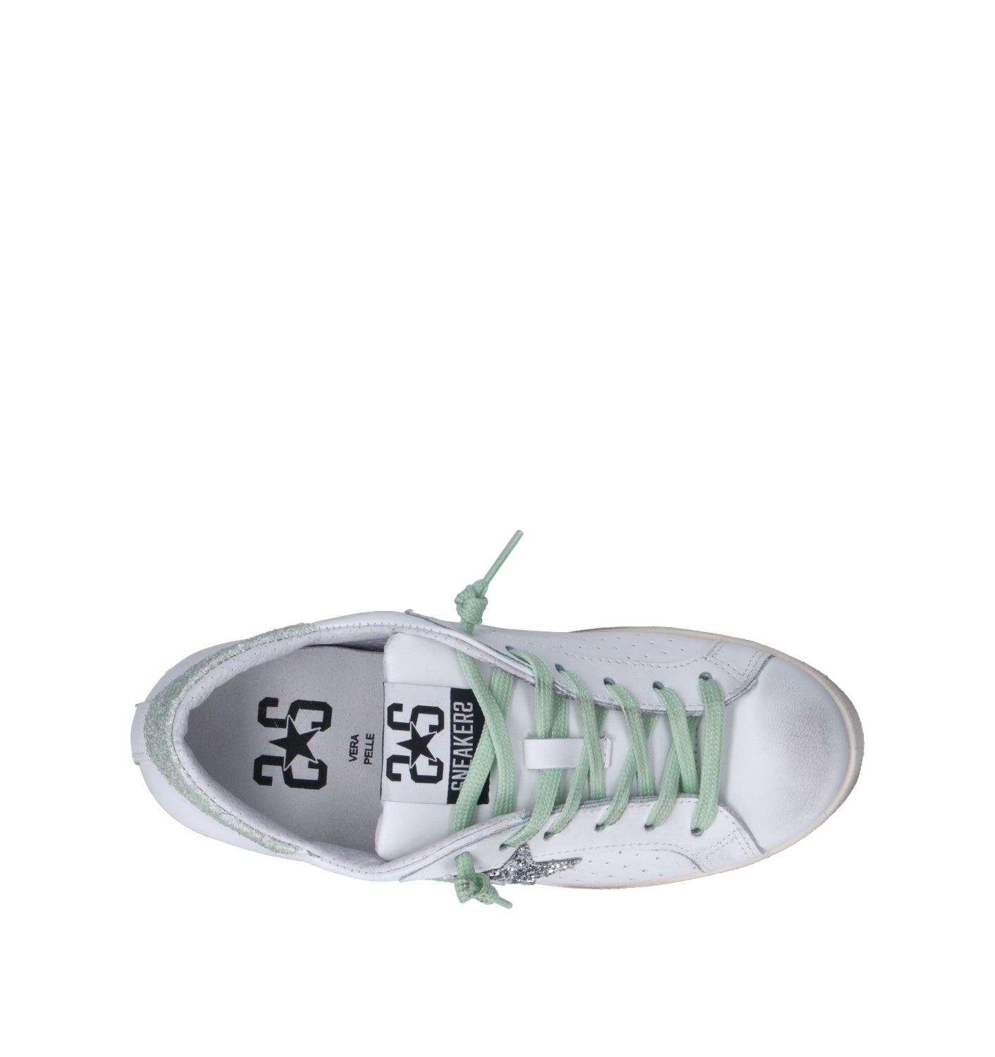 2 STAR Sneaker donna bianca
