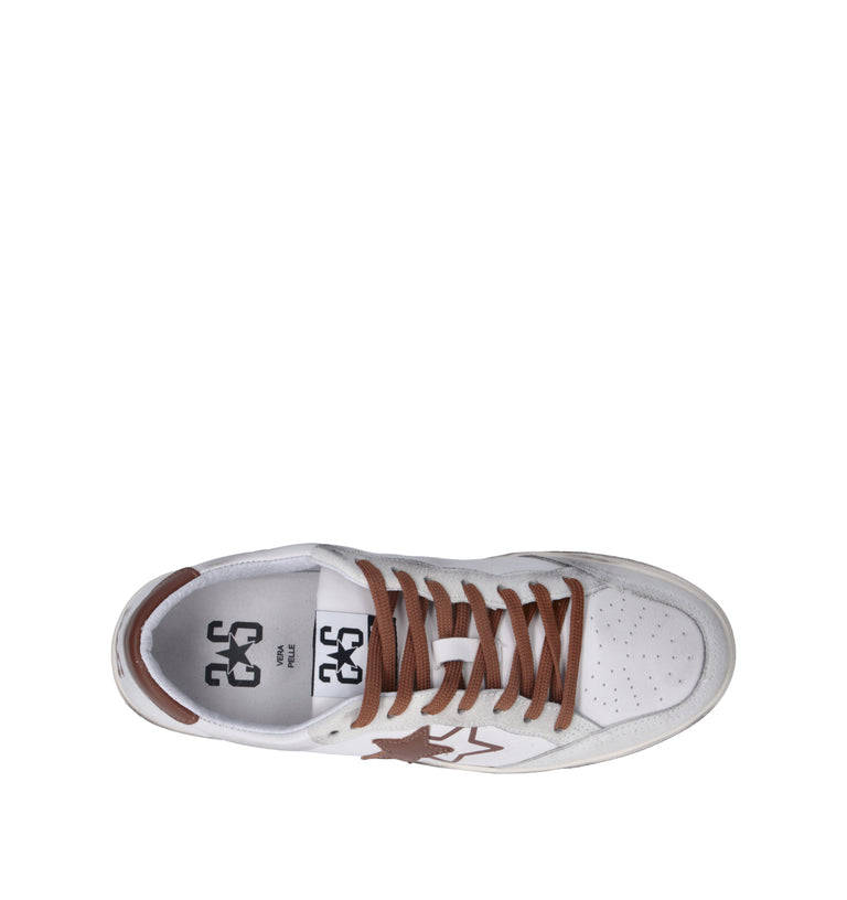 2 STAR Sneaker uomo bianca