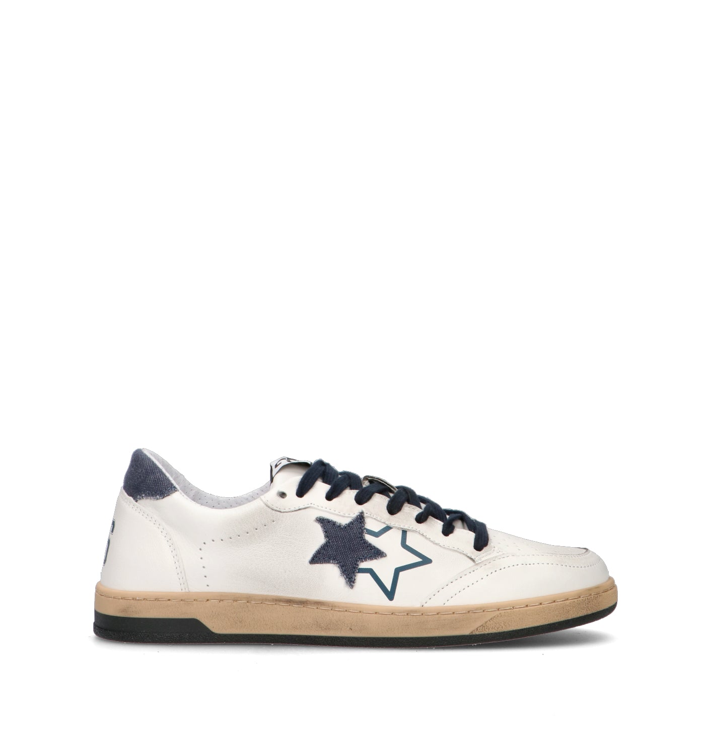 2 STAR Sneaker uomo bianca