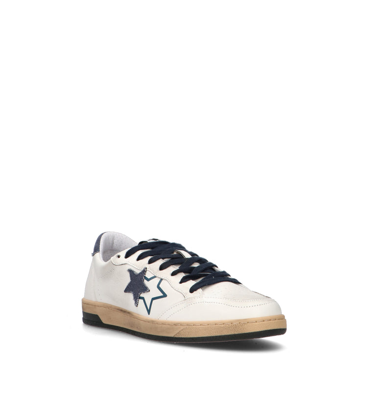 2 STAR Sneaker uomo bianca