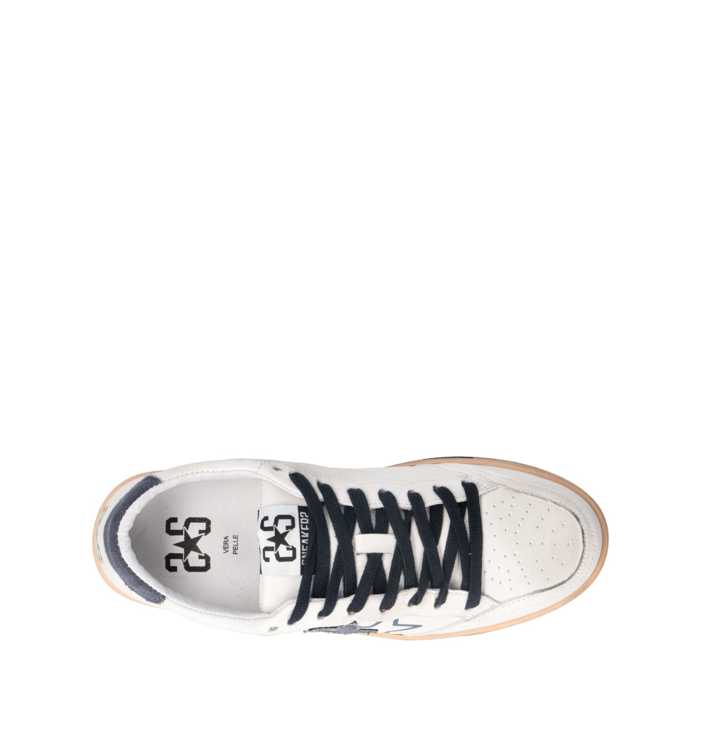 2 STAR Sneaker uomo bianca