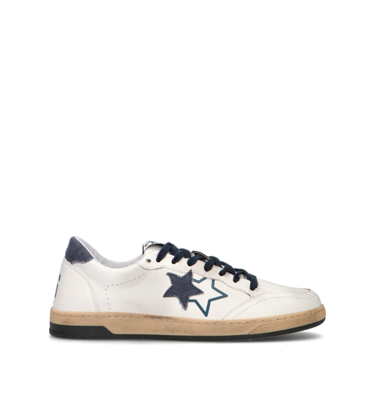 2 STAR Sneaker uomo bianca