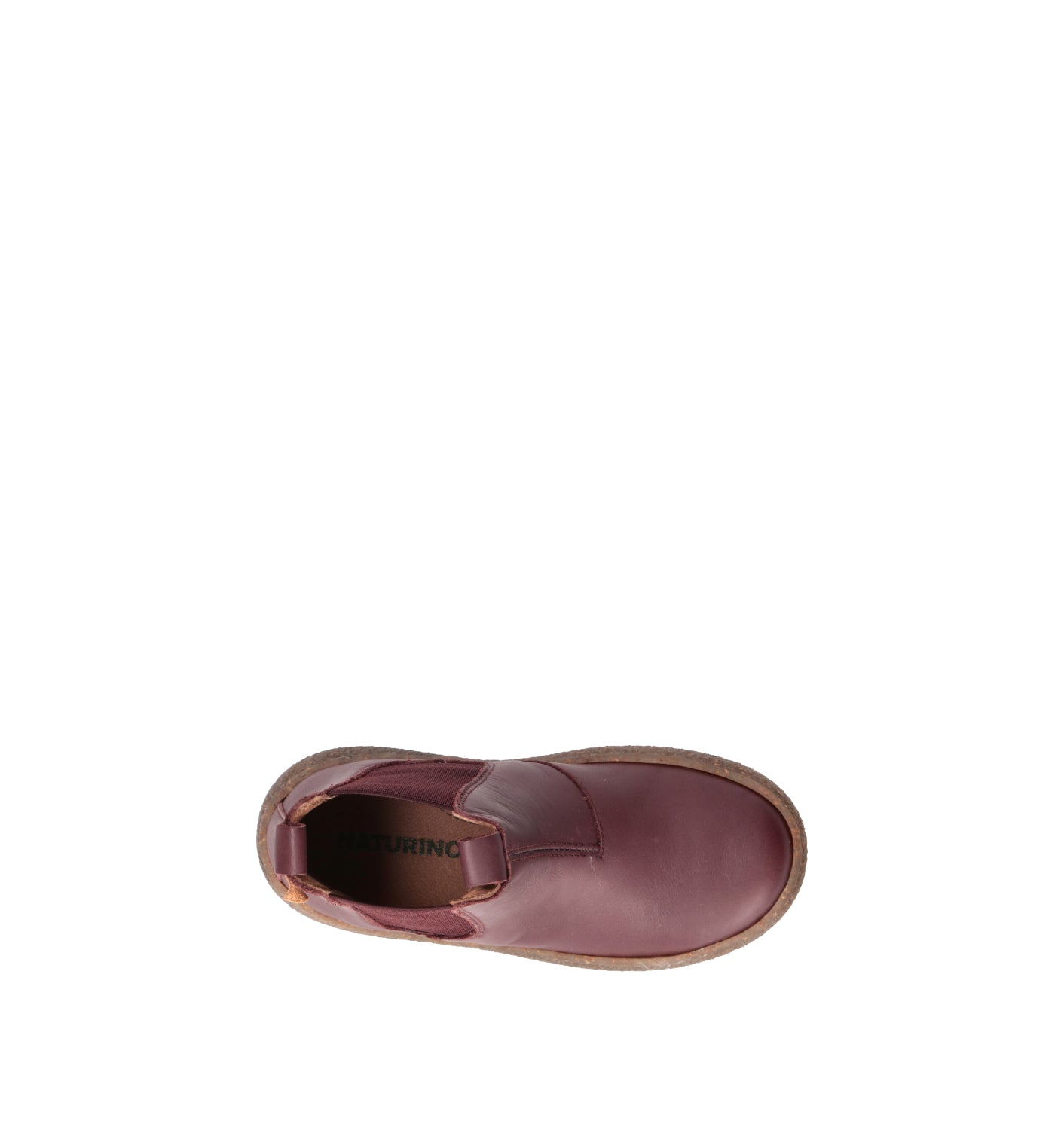 NATURINO Beatles bimba bordeaux in pelle