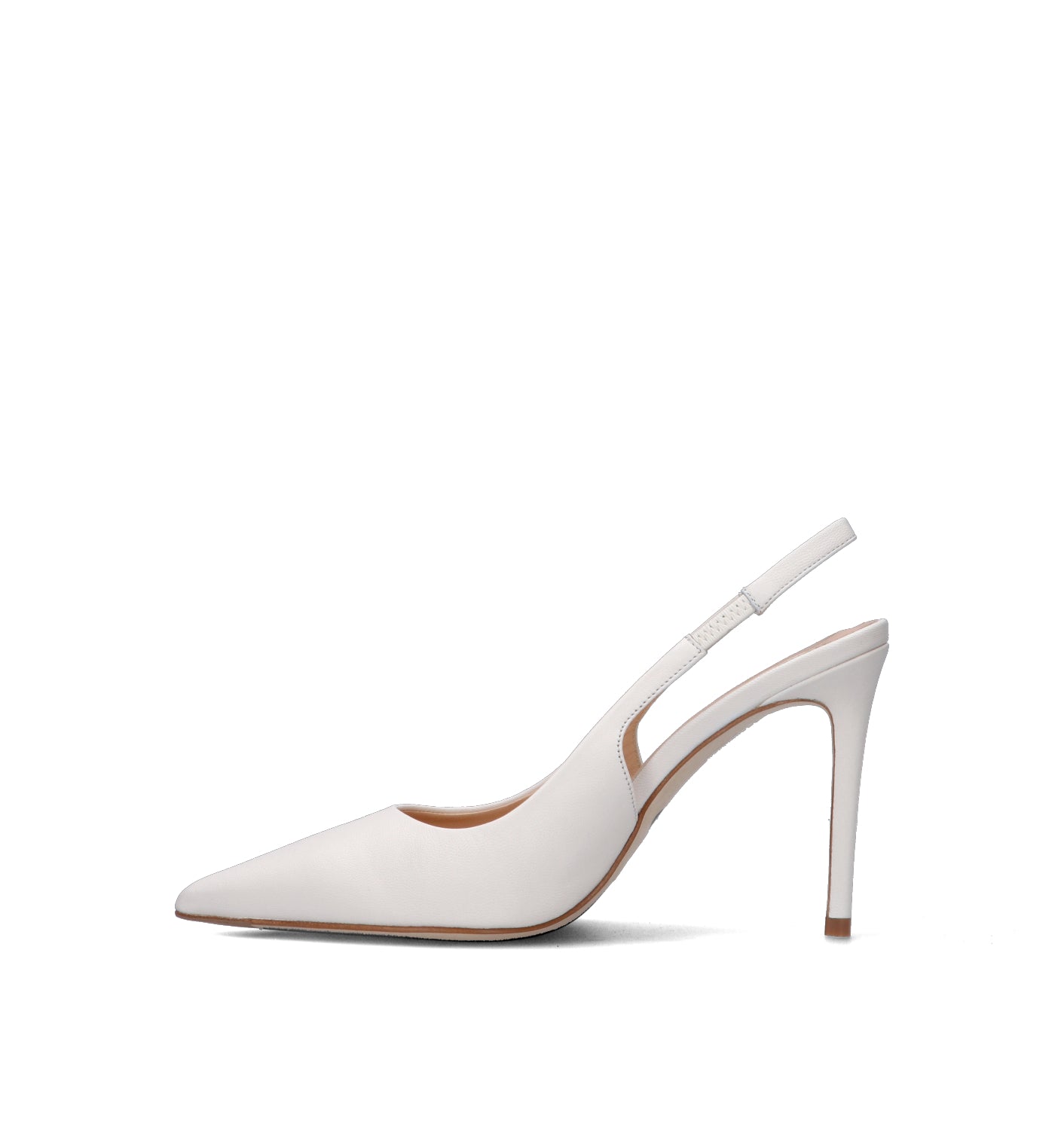 CHANTAL 1962 Slingback donna bianca in pelle