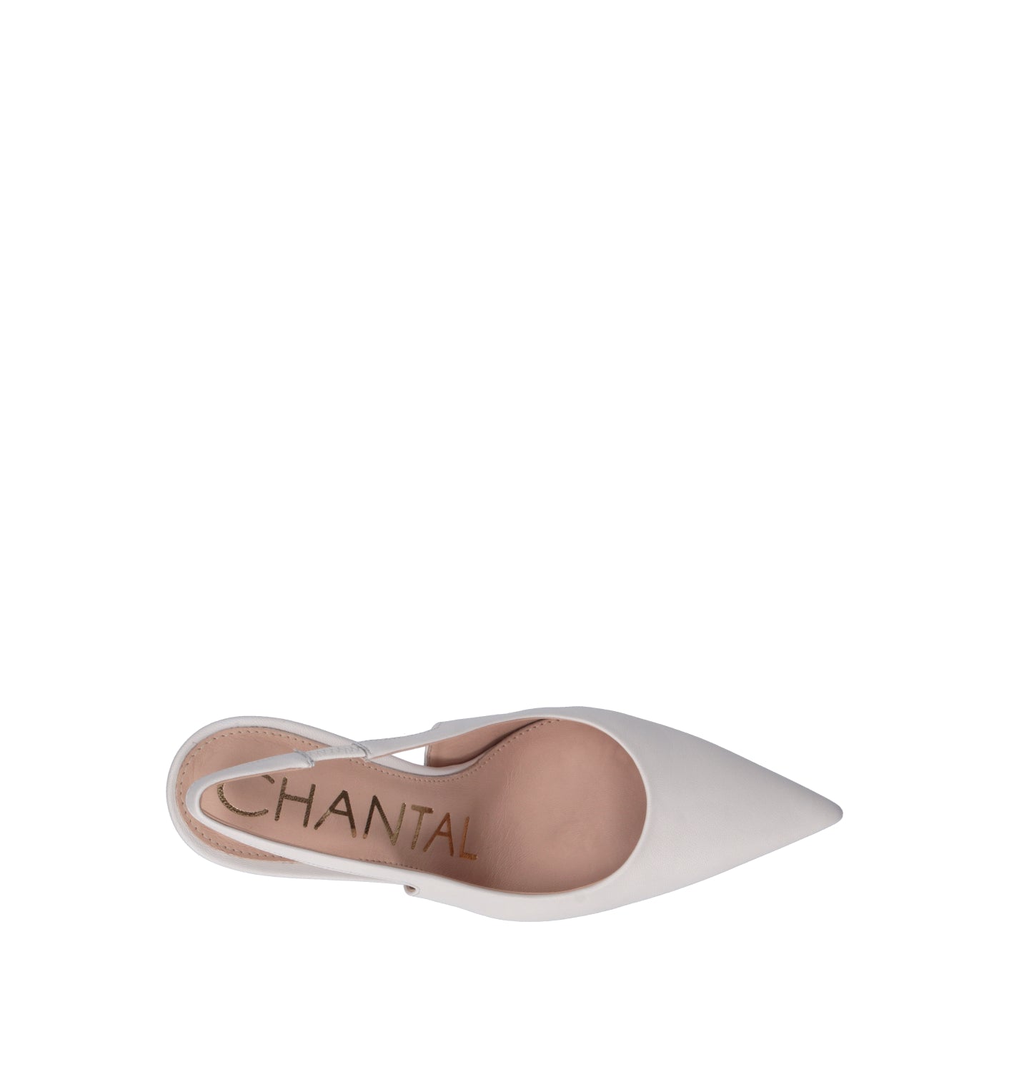 CHANTAL 1962 Slingback donna bianca in pelle