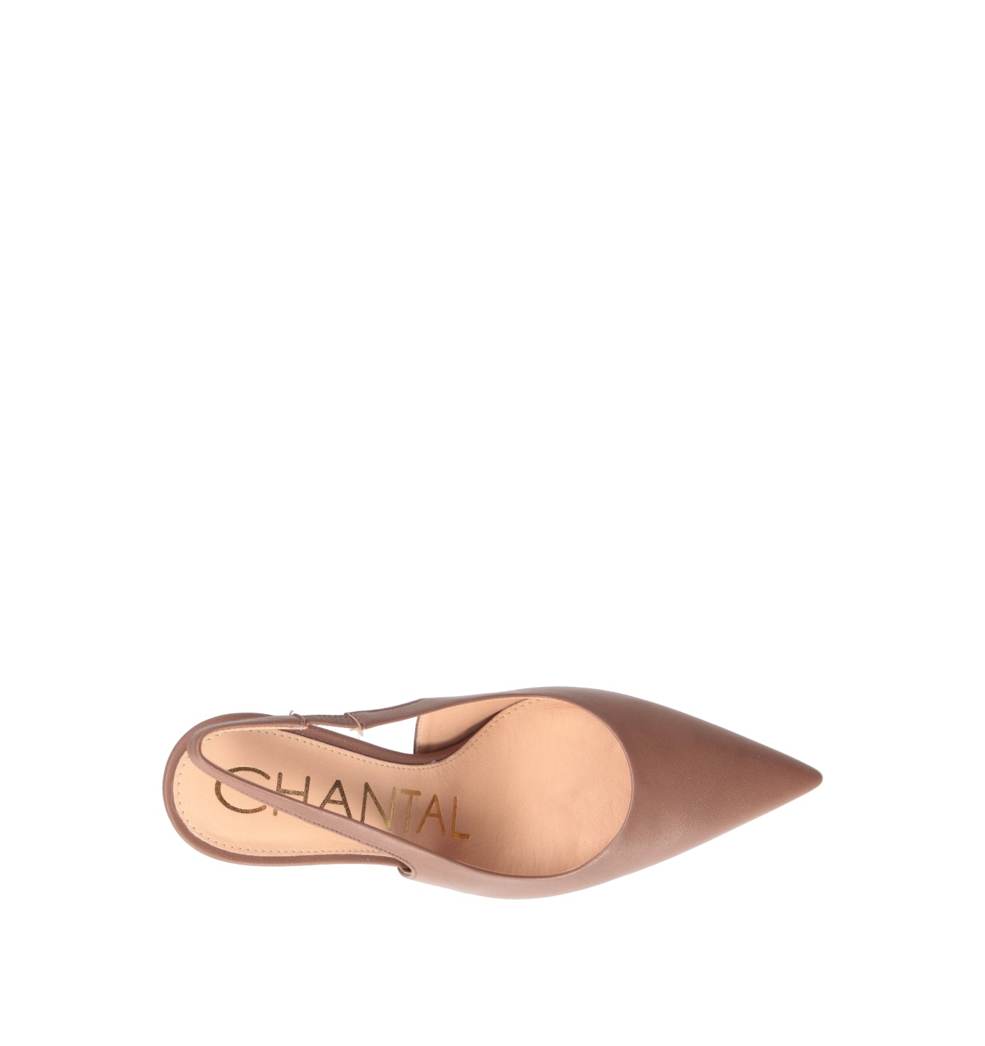 CHANTAL 1962 Slingback donna nocciola in pelle