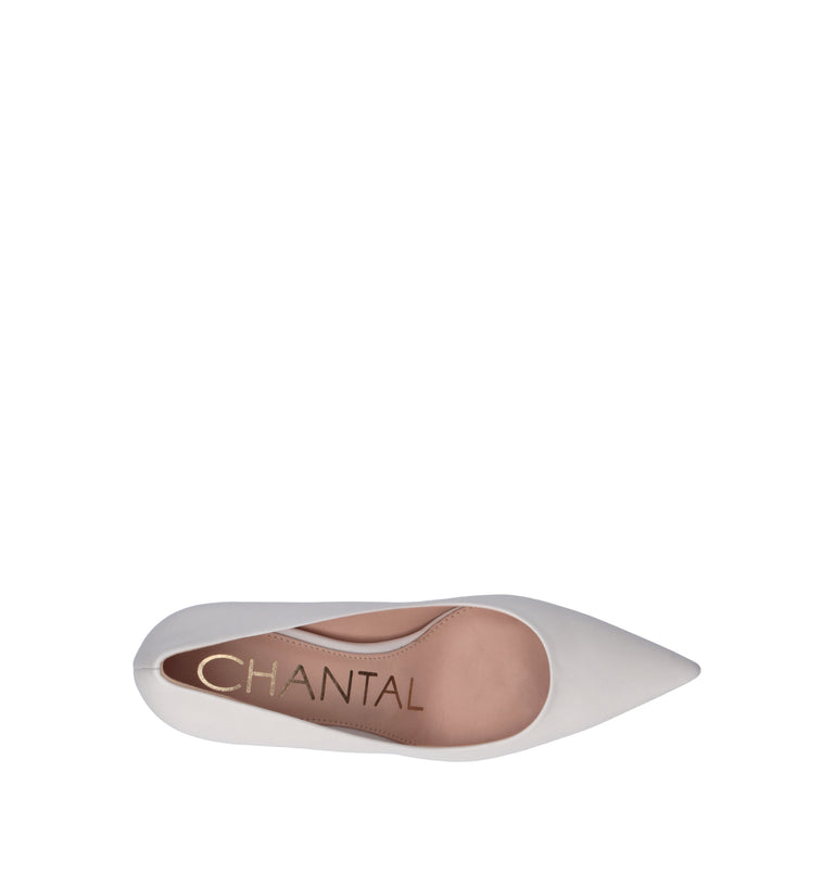 CHANTAL 1962 Décolleté donna bianco in pelle