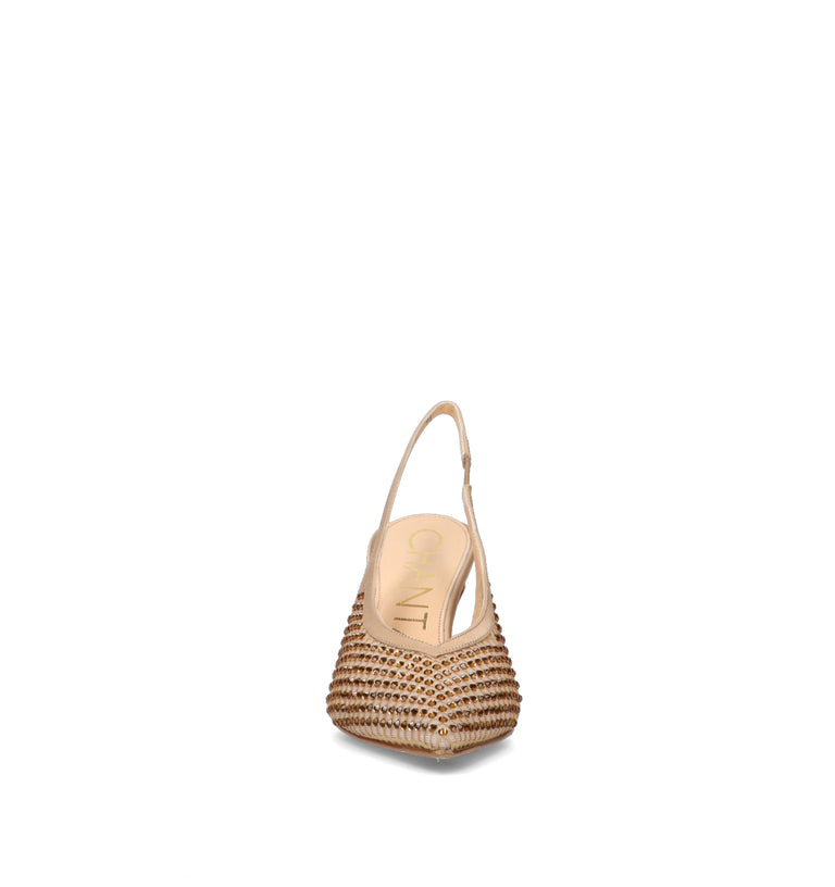 CHANTAL 1962 Slingback donna nude