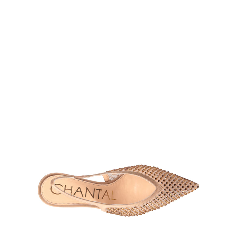 CHANTAL 1962 Slingback donna nude