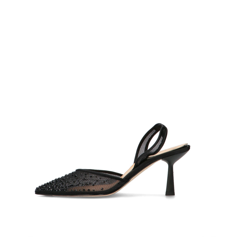 CHANTAL 1962 Slingback donna nera