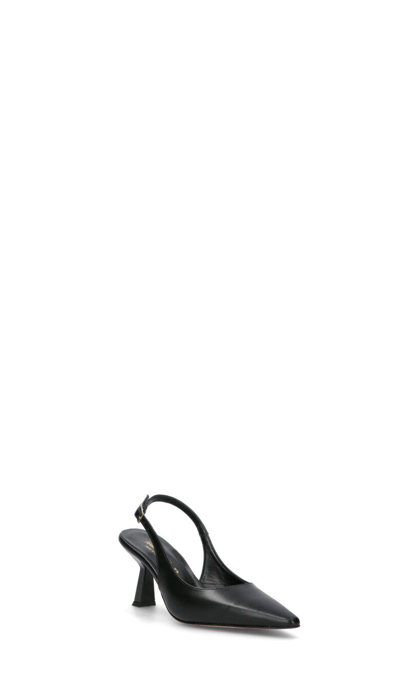 REBECCA VAN DIK Slingback donna nera
