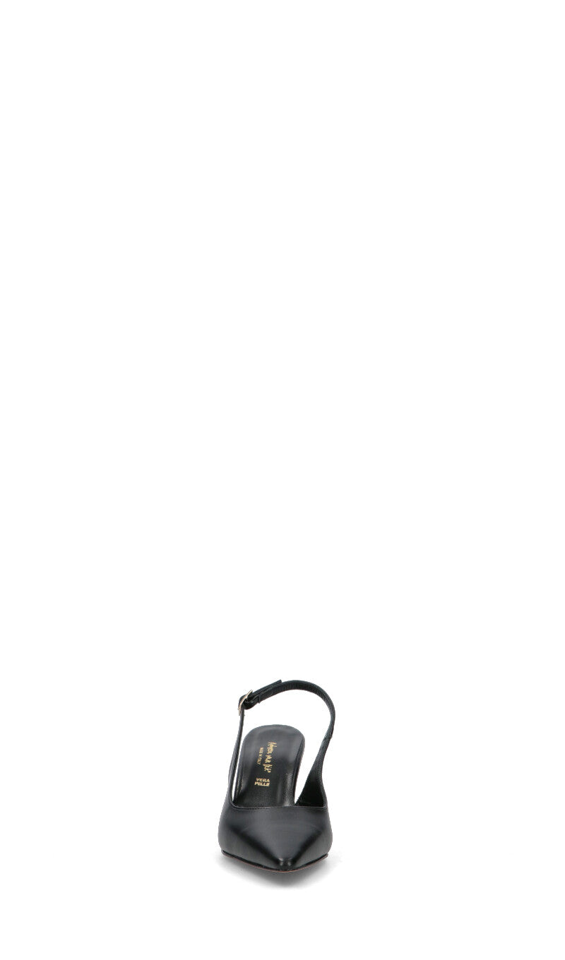 REBECCA VAN DIK Slingback donna nera