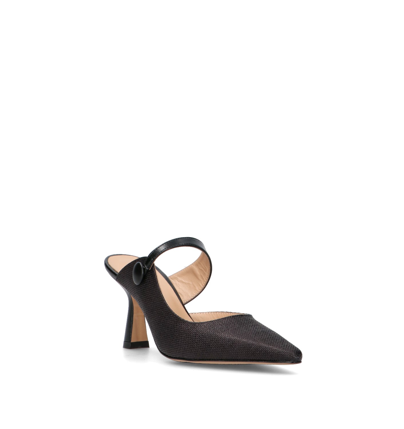 REBECCA VAN DIK Slingback donna nera