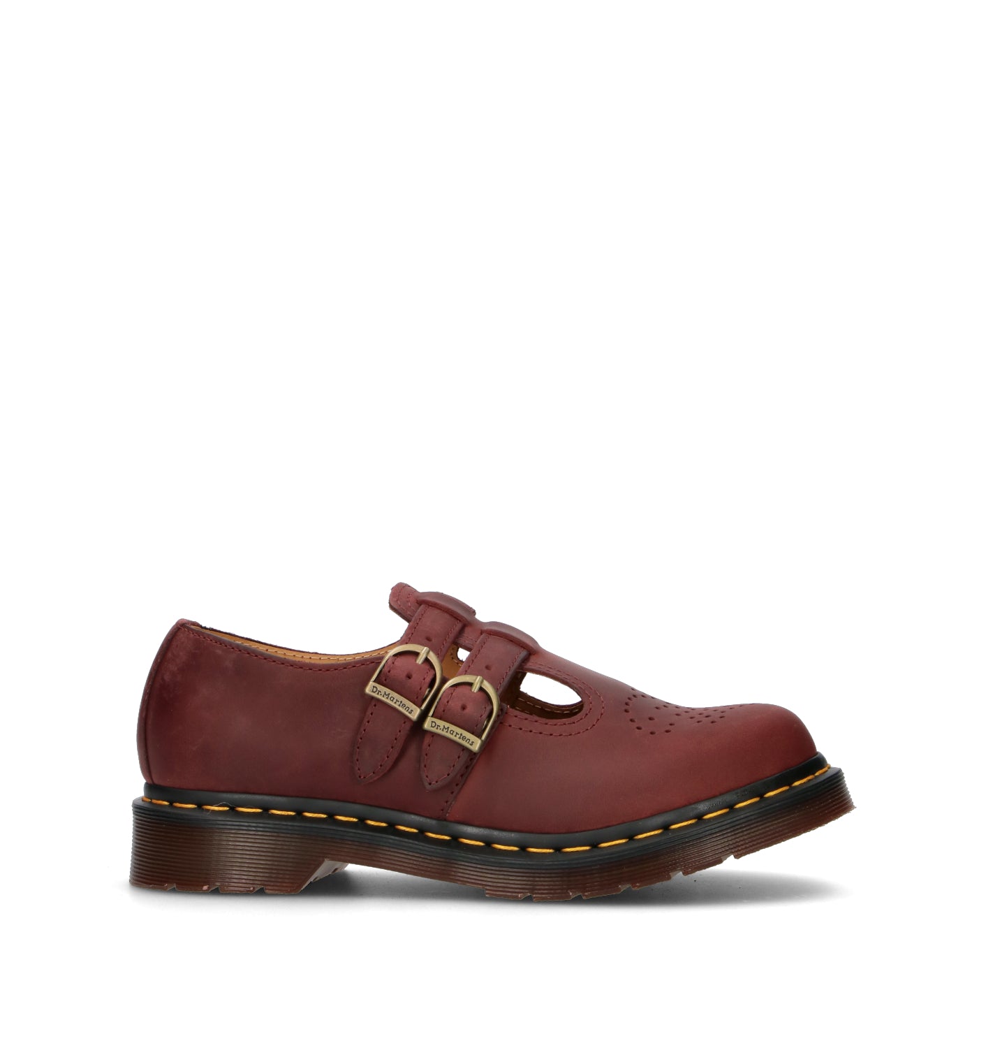 DR. MARTENS 8065 MARY JANE Mocassino donna bordeaux in pelle