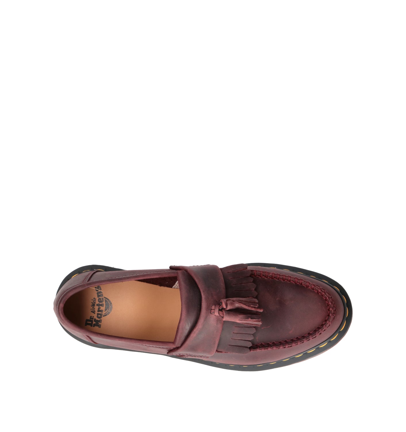 DR. MARTENS ADRIAN Mocassino uomo bordeaux in pelle