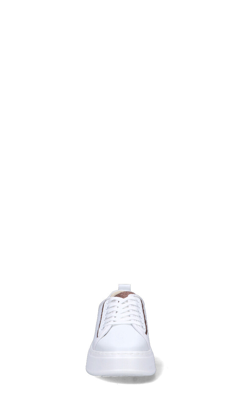 VIOLABLU' Sneaker donna bianca in pelle