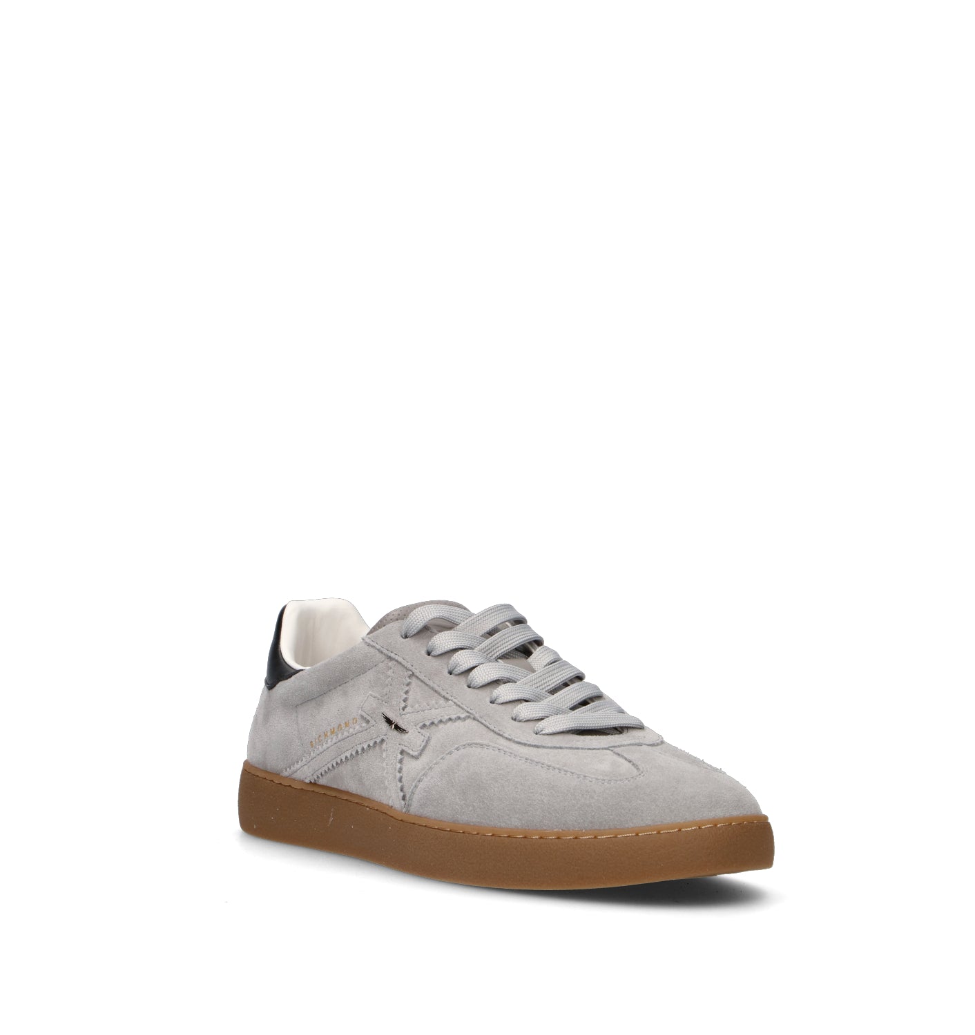 RICHMOND Sneaker uomo grigia in suede