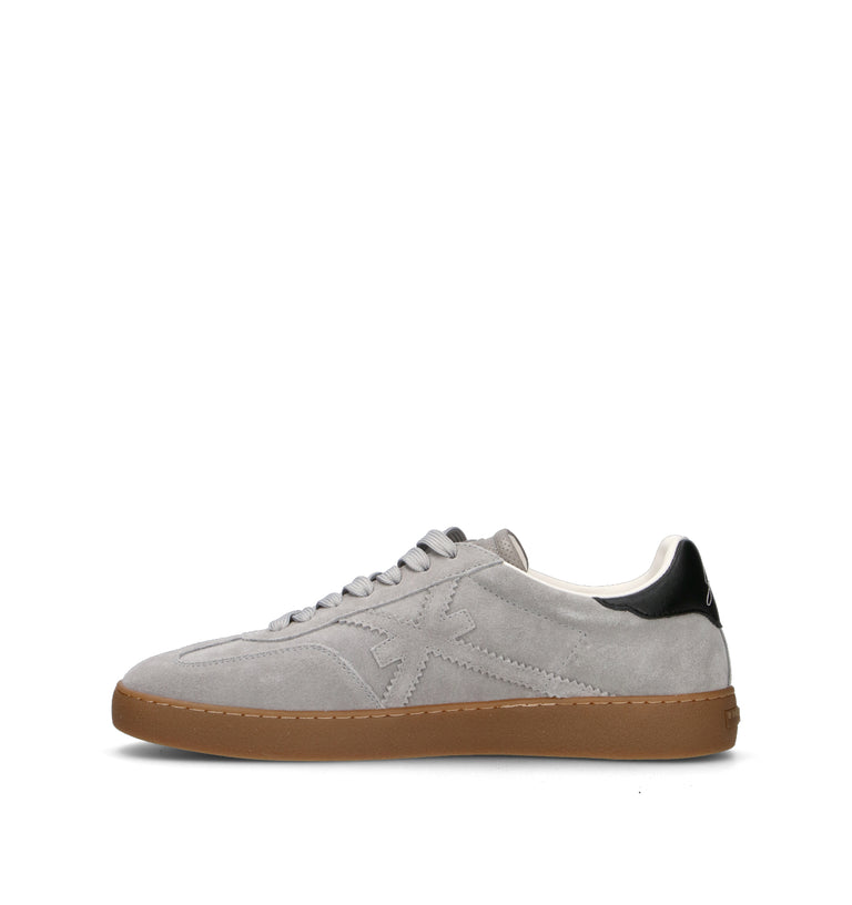 RICHMOND Sneaker uomo grigia in suede