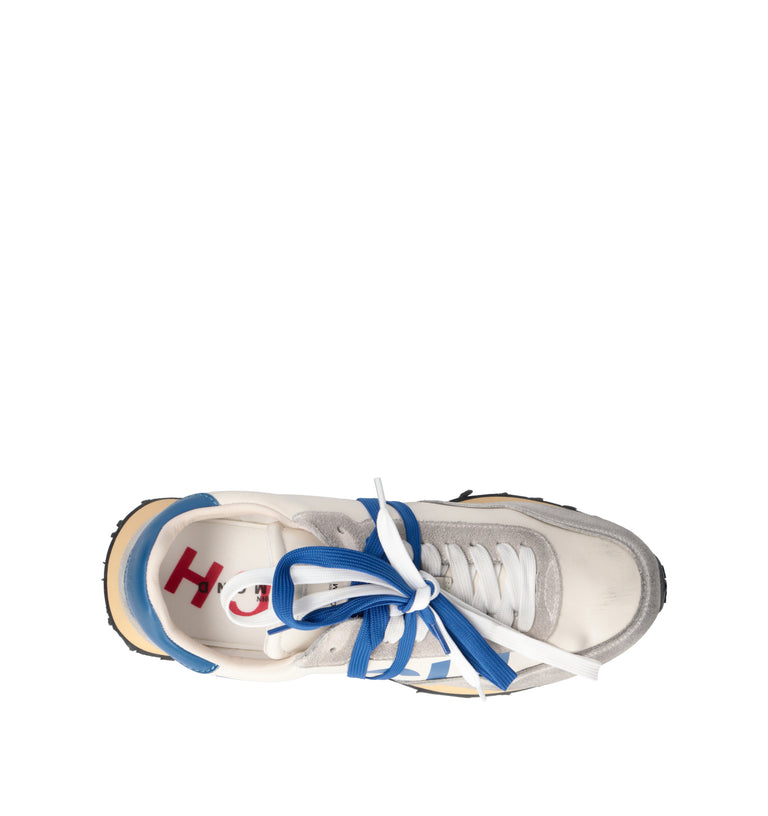 RICHMOND Sneaker uomo bianca/blu in pelle