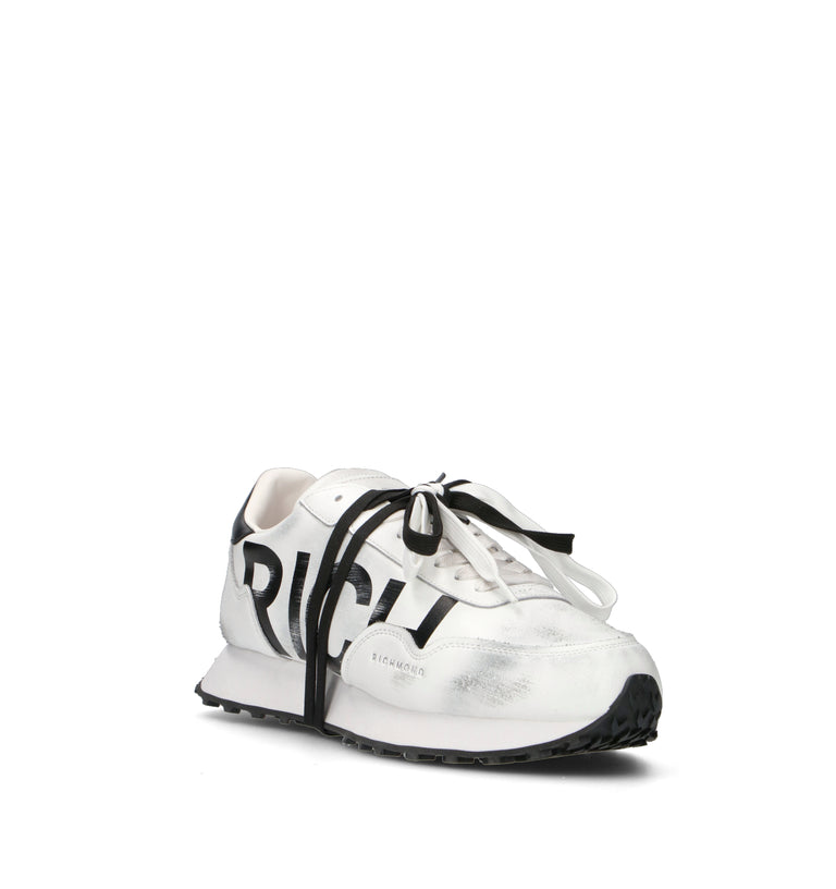 RICHMOND Sneaker uomo bianca in pelle