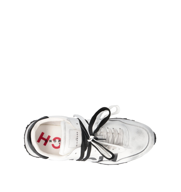 RICHMOND Sneaker uomo bianca in pelle
