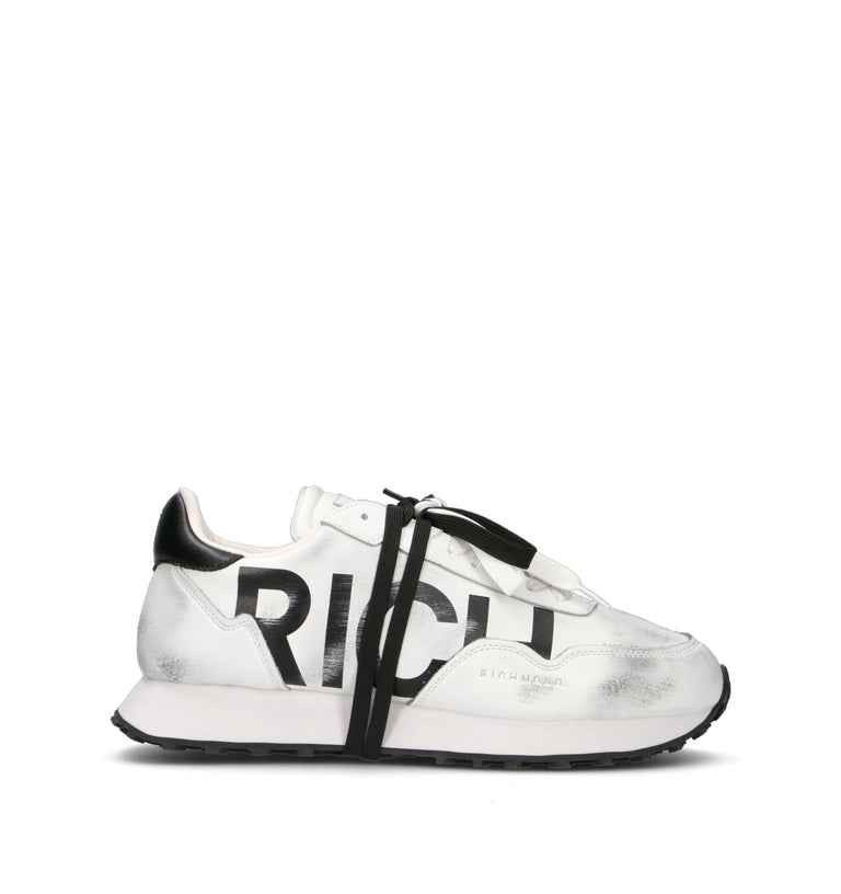 RICHMOND Sneaker uomo bianca in pelle