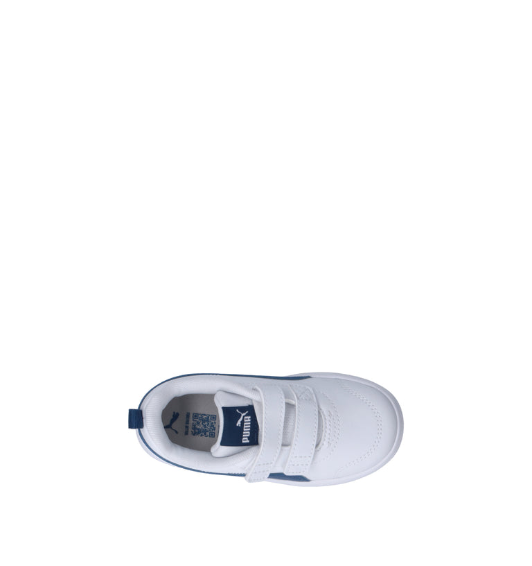 PUMA COURTFLEX V3 V INF Sneaker bimbo bianca/blu