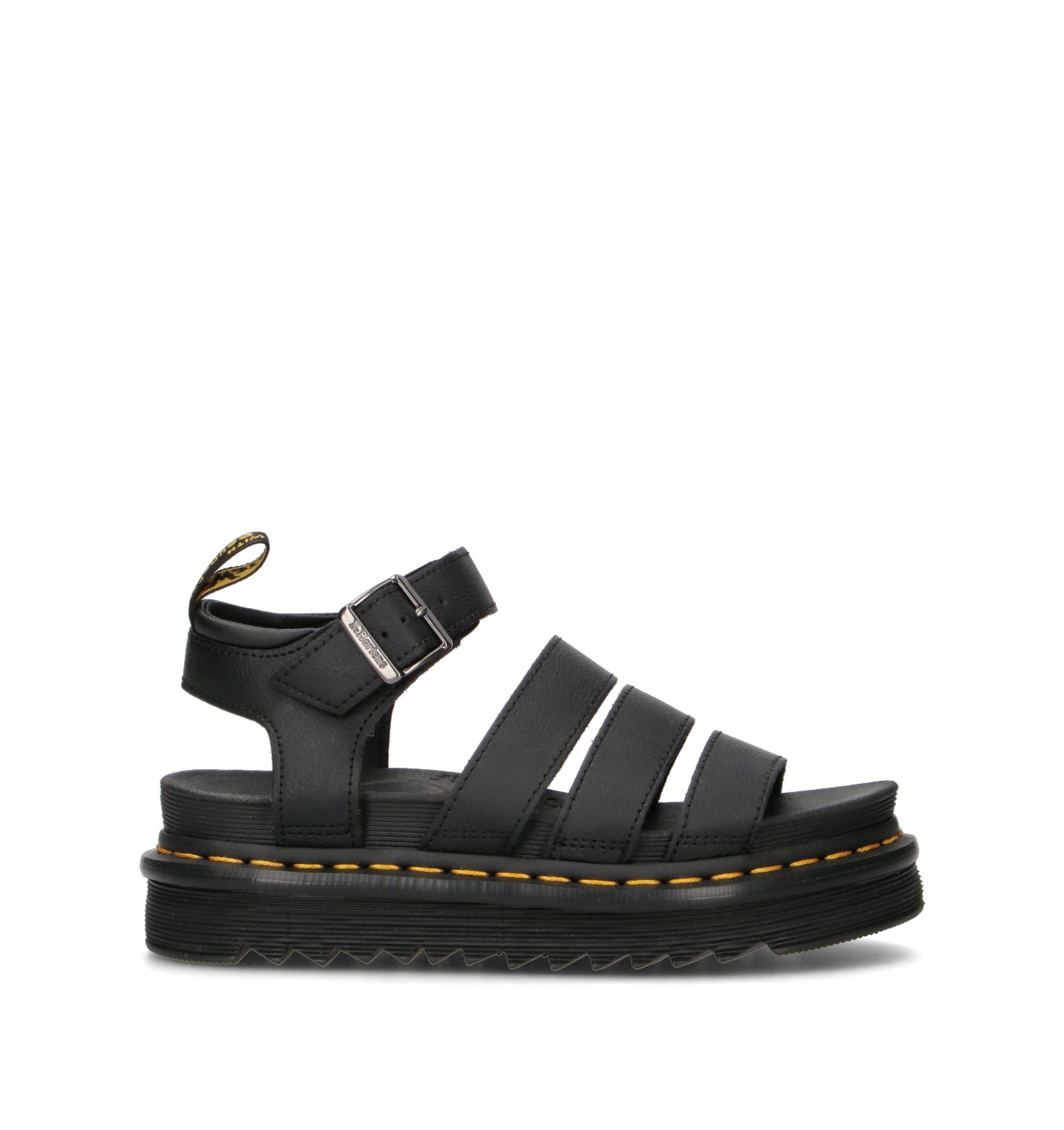 DR. MARTENS BLAIRE Sandalo donna nero in pelle
