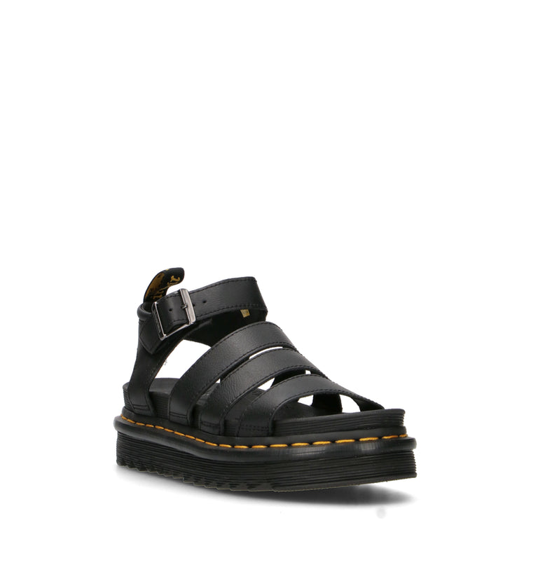 DR. MARTENS BLAIRE Sandalo donna nero in pelle