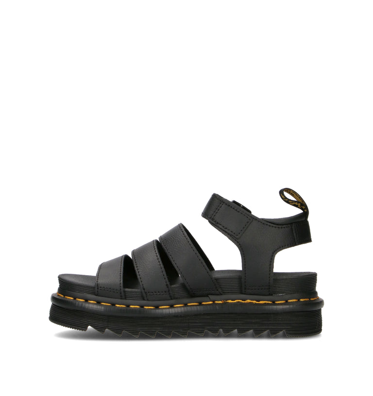 DR. MARTENS BLAIRE Sandalo donna nero in pelle