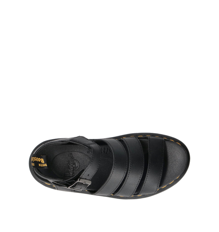 DR. MARTENS BLAIRE Sandalo donna nero in pelle