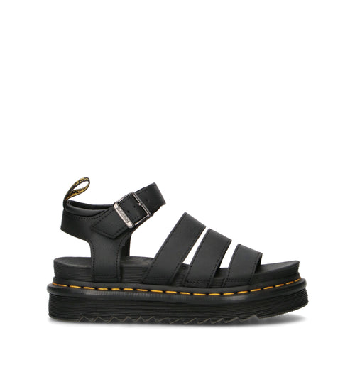 DR. MARTENS BLAIRE Sandalo donna nero in pelle