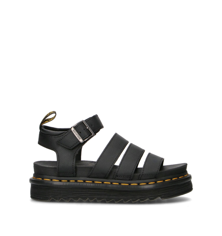 DR. MARTENS BLAIRE Sandalo donna nero in pelle
