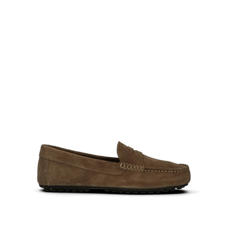 FRAU Mocassino uomo sughero in suede