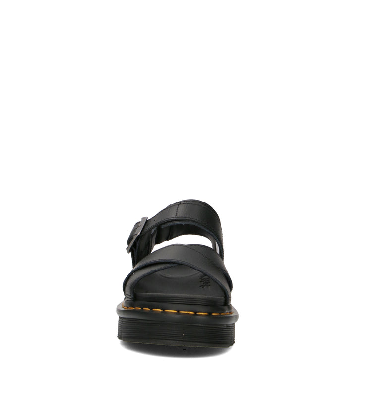 DR. MARTENS Sandalo donna nero in pelle