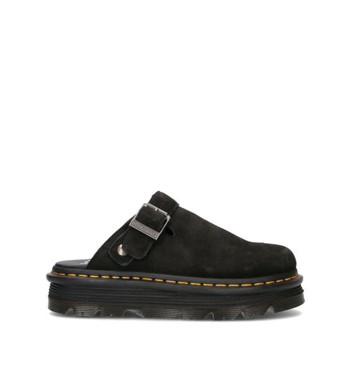 DR. MARTENS ZEBZAG MULE Sabot donna nero in suede