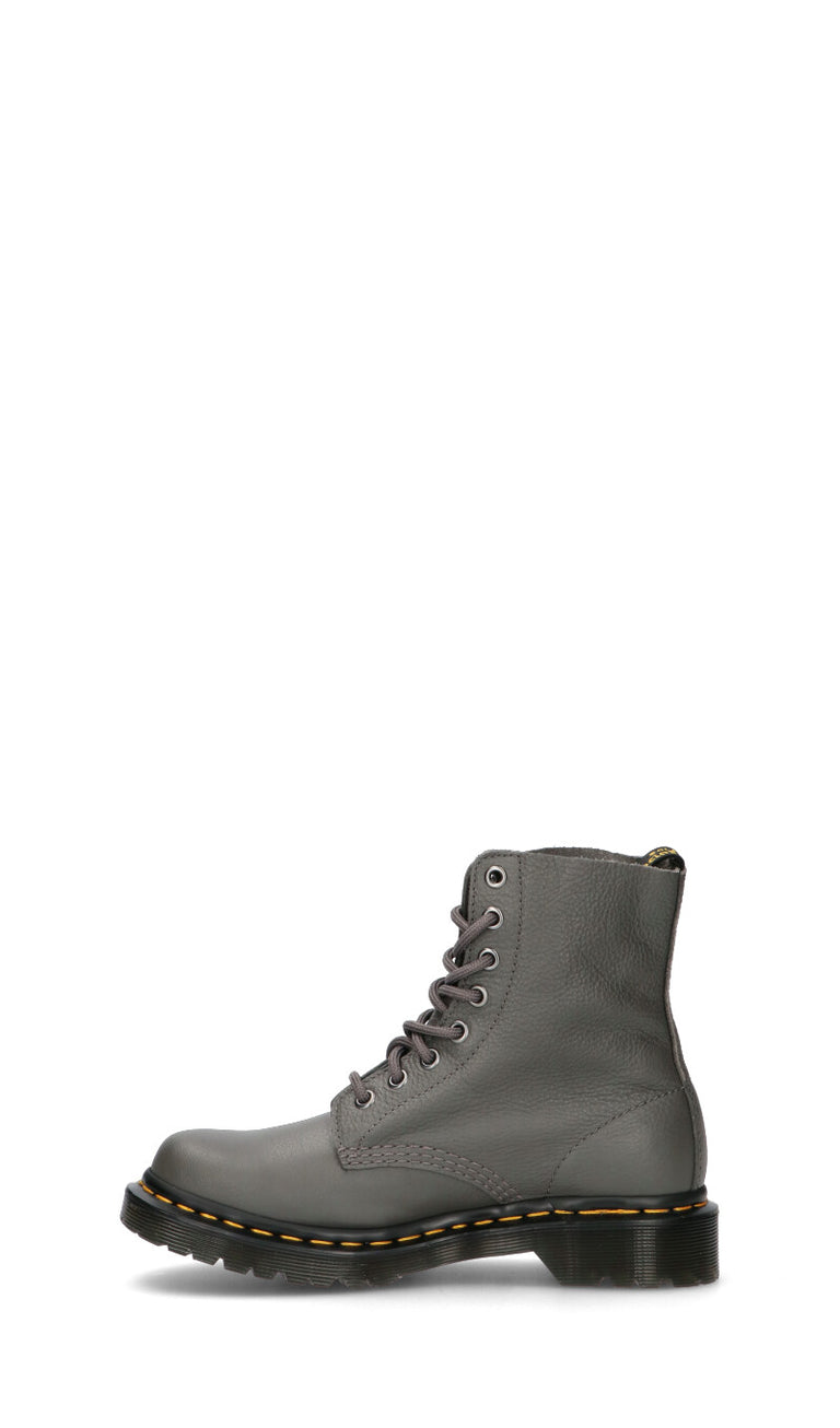 DR. MARTENS Anfibio donna grigio in pelle