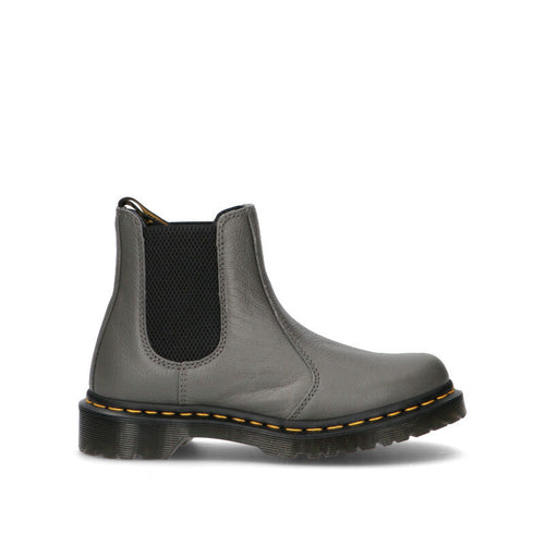 DR. MARTENS Beatles donna grigio in pelle