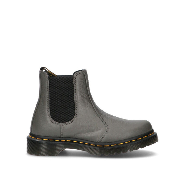 DR. MARTENS Beatles donna grigio in pelle