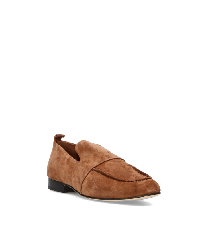 JVAM Mocassino donna marrone in suede
