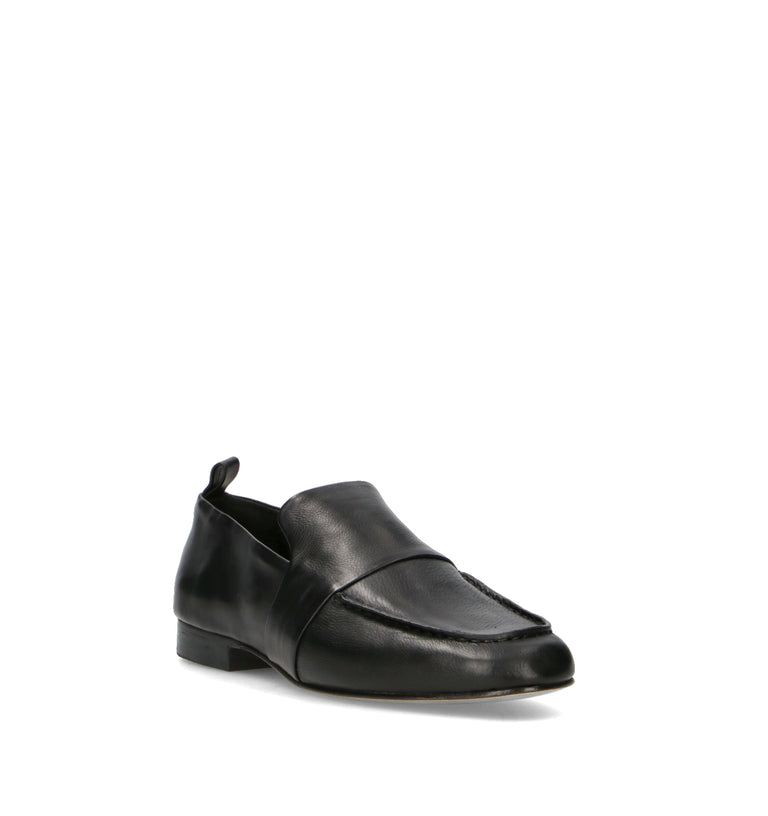 JVAM Mocassino donna nera in pelle