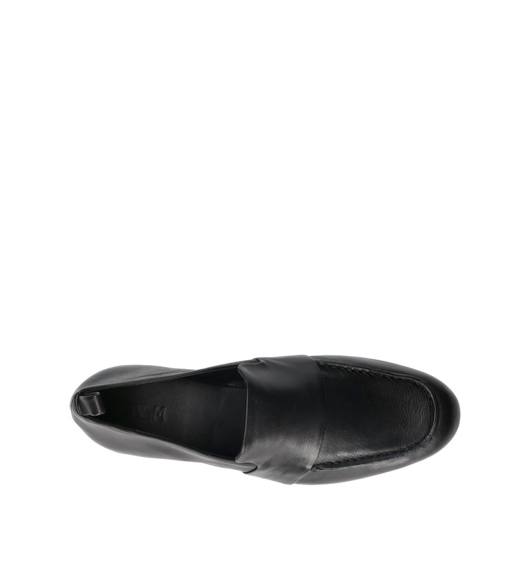 JVAM Mocassino donna nera in pelle